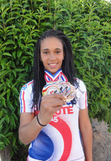 Mélanie Lizé - triple championne France Route 2015